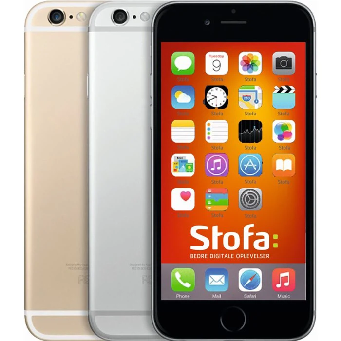 iPhone 6 og ½ års abonnement på Stofa Mobil